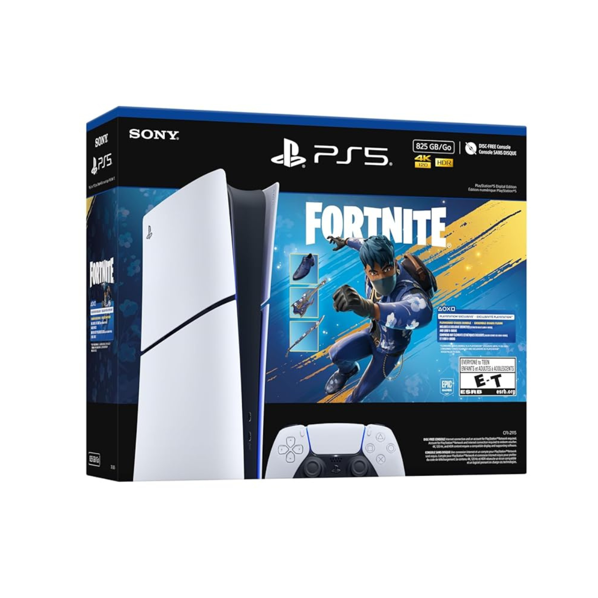 Juega Play Station 5 Slim - Edición digital de 825 GB: Paquete Caos Floreciente de Fortnite 3 Juega Play Station 5 Slim - Edición digital de 825 GB: Paquete Caos Floreciente de Fortnite - Image 3